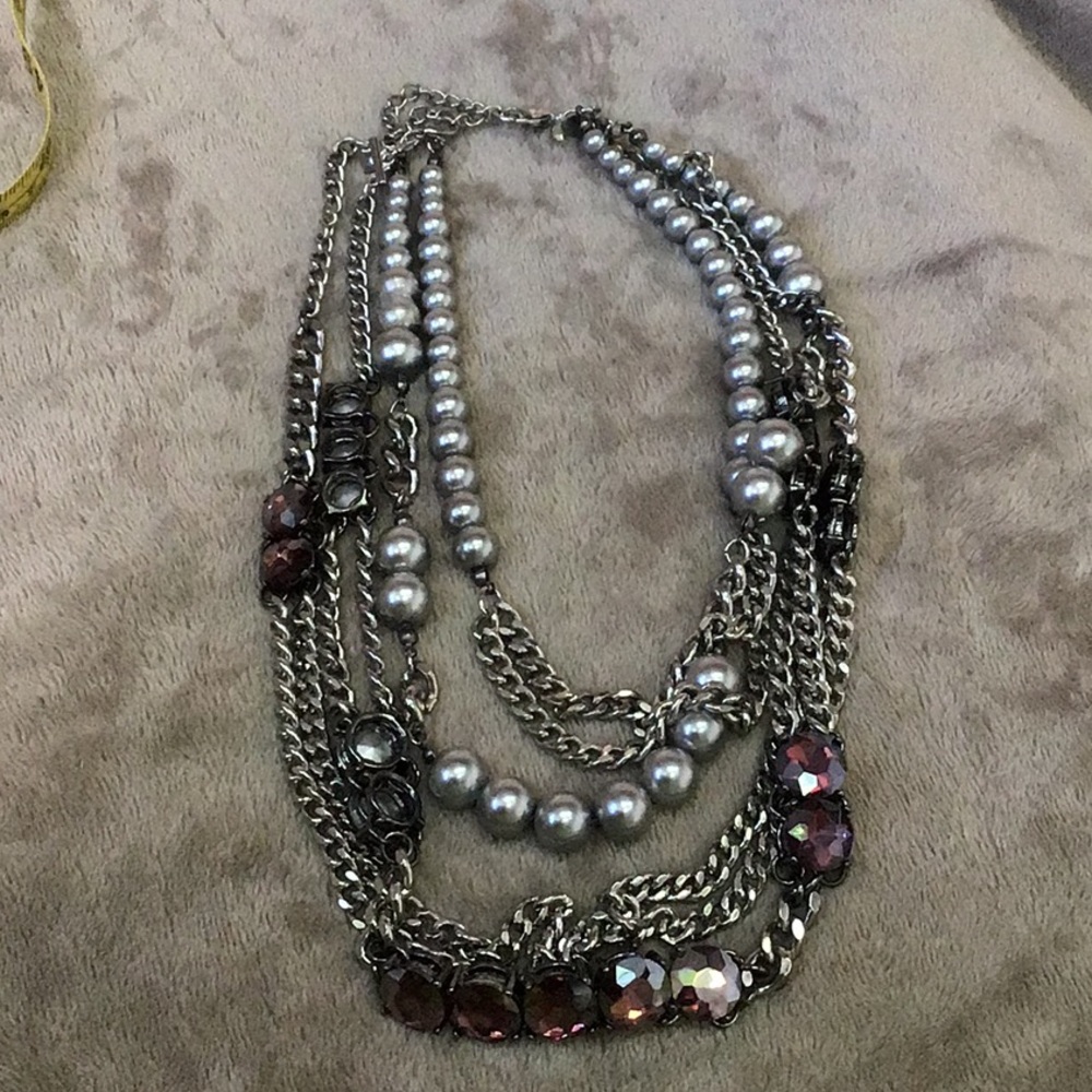 🩸🩸Silver tone convertible necklace🩸🩸